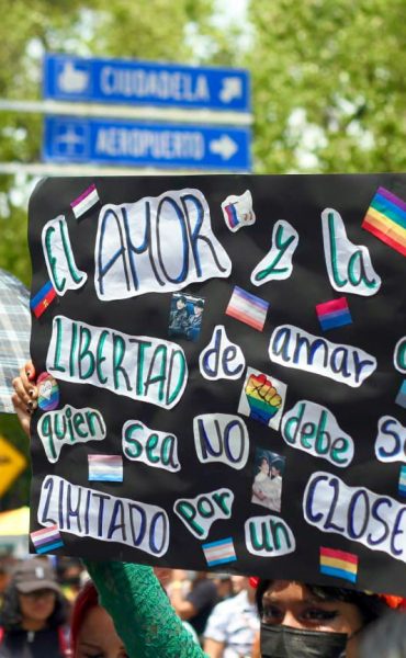 Marcha del Orgullo LGBTTTIQ+ Por una diversidad libre de odio, violencia y machismo.
