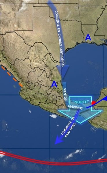 Frente frío 11 impulsará bajas temperaturas